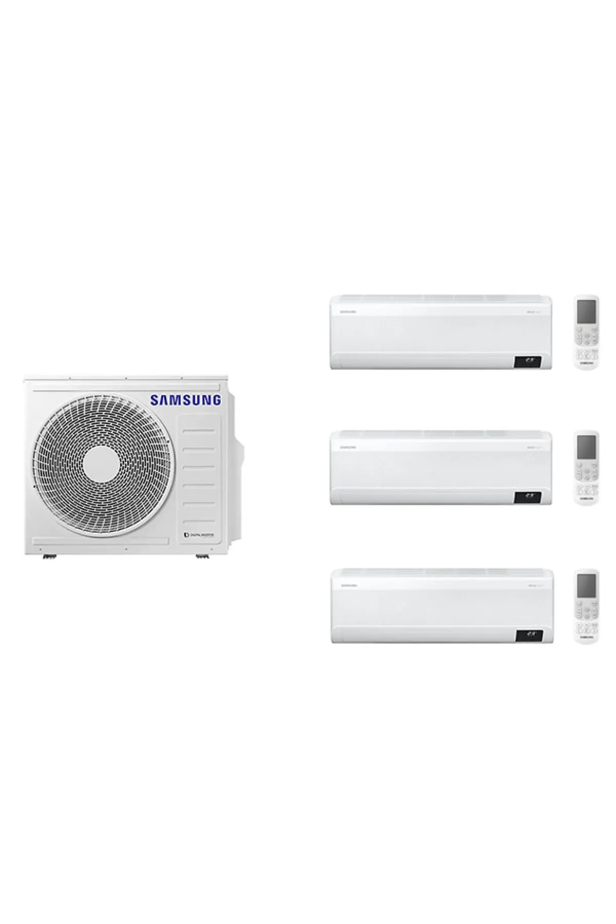 Samsung Wind Free Multi 1+3 Aj068txj3kh/Ea 9+9+9 İç 6,8 Kw Dış Ünite