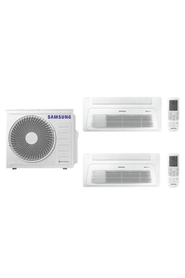 Samsung Wind Free Multi Tek Yön Kaset 1+2 Sistem (AJ050TXJ2KH/EA) 2X9000 Btu Iç 5,2 Kw Dış Ünite 